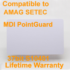 37bit S10401 Proximity Card for AMAG SETEC MDI PointGuard